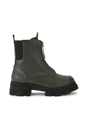 Carvela Green Explorer Zip Boots - Image 2 of 5