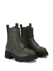 Carvela Green Explorer Zip Boots - Image 4 of 5