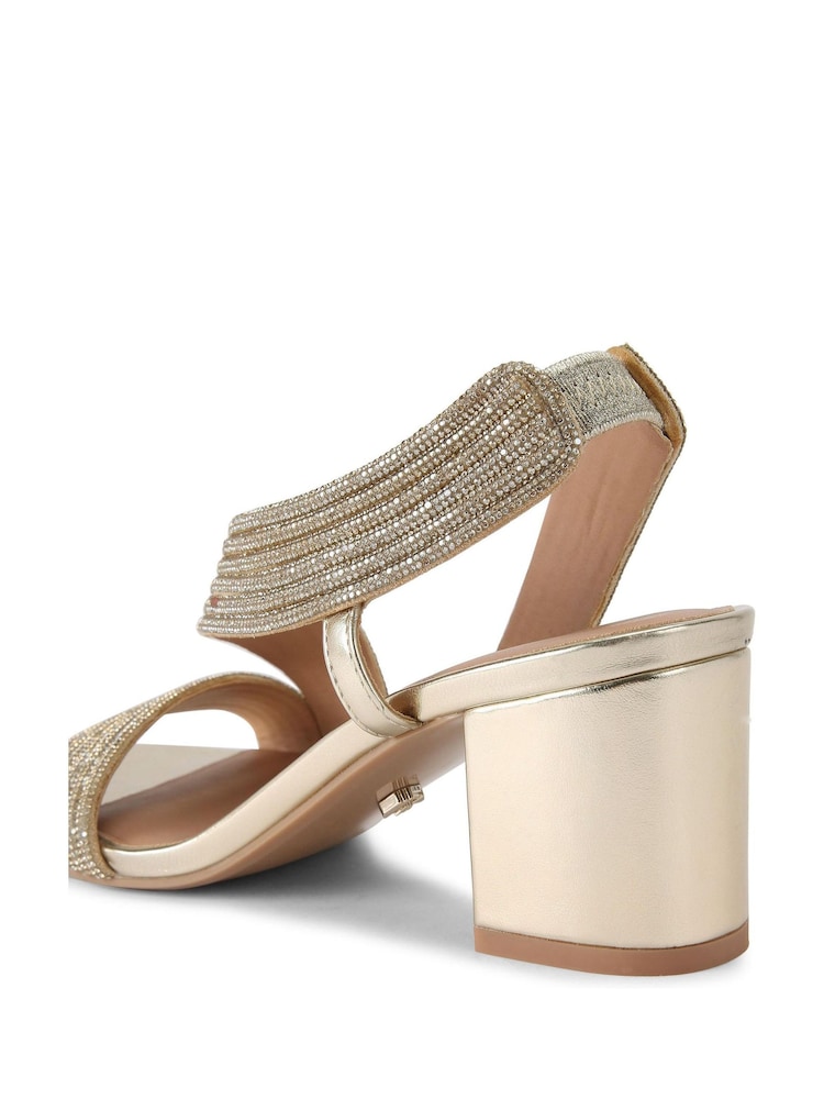 Champagner-Goldfarben - Carvela – Gala-Sandalen mit Blockabsatz - Bild 5 von 5 Champagner-Goldfarben - Carvela – Gala-Sandalen mit Blockabsatz - Bild 5 von 5