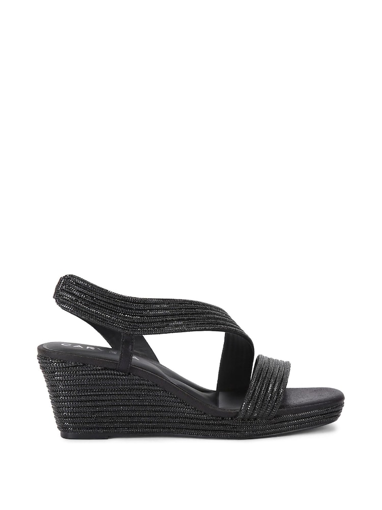 Negro - Sandalias con cuña Gala 70 de Carvela - Imagen 2 de 5 Negro - Sandalias con cuña Gala 70 de Carvela - Imagen 2 de 5