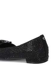 Черные балетки с бантом на плоской подошве Carvela Regal - Изображение 3 из 5