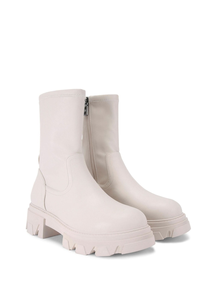 Carvela Cream Explorer Sock Boots - Image 5 of 5