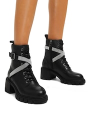 Carvela Ignite Strap Black Boots - Image 1 of 5