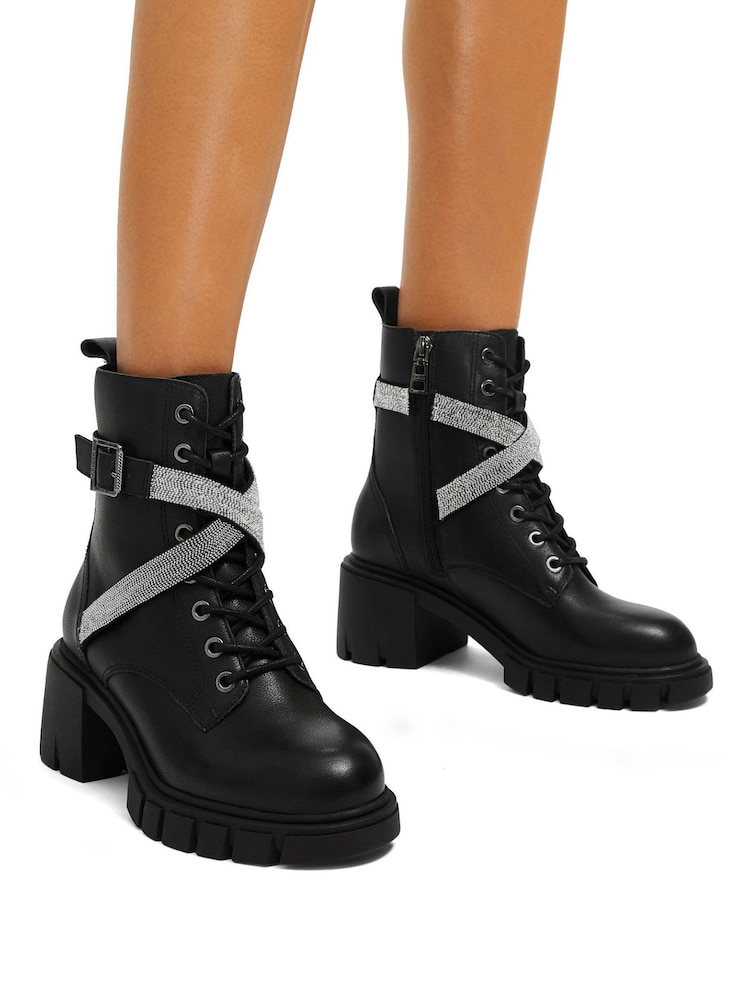 Carvela Ignite Strap Black Boots - Image 1 of 5