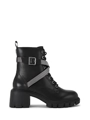 Carvela Ignite Strap Black Boots - Image 2 of 5