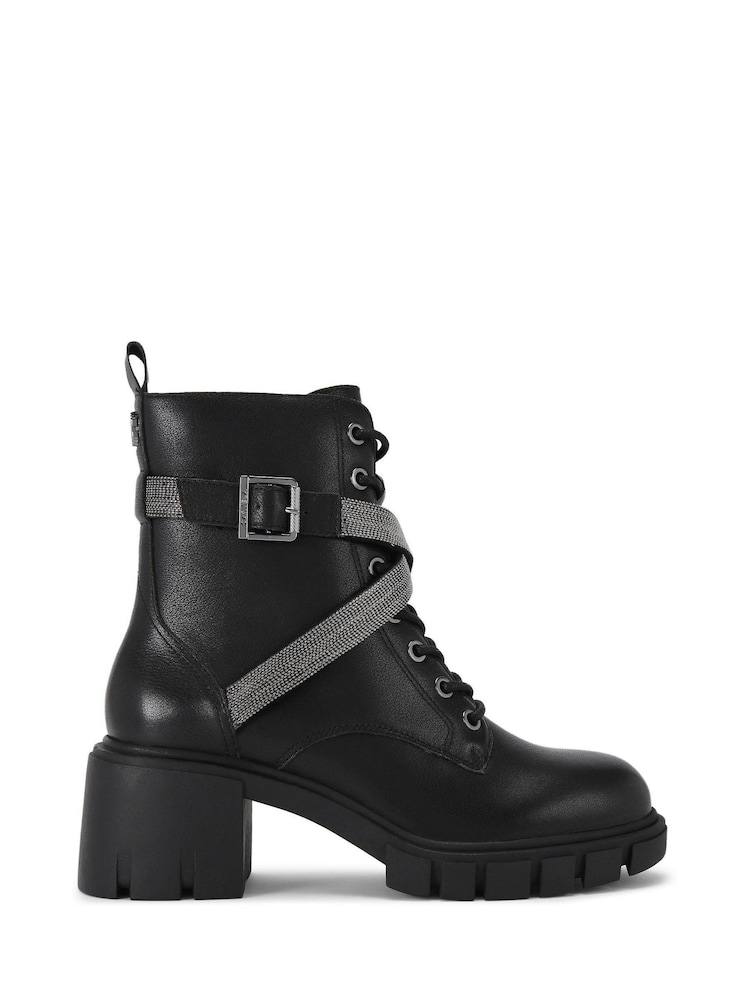 Carvela Ignite Strap Black Boots - Image 2 of 5