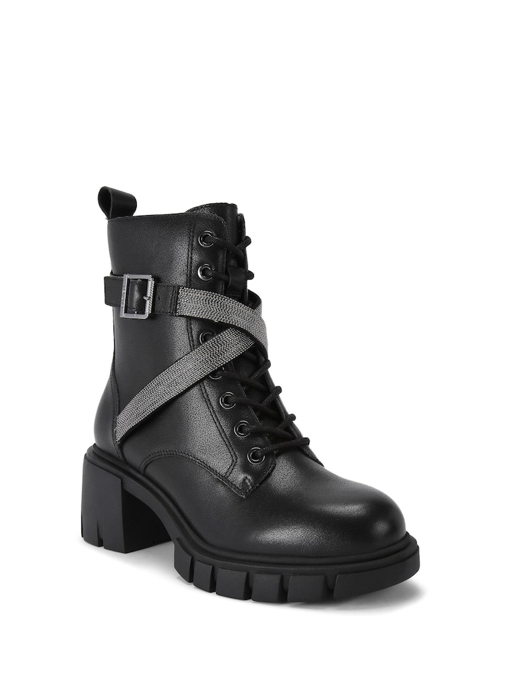 Carvela Ignite Strap Black Boots - Image 3 of 5