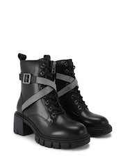 Carvela Ignite Strap Black Boots - Image 4 of 5