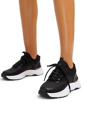 Carvela Swift Runner Black Trainers - Image 1 of 5