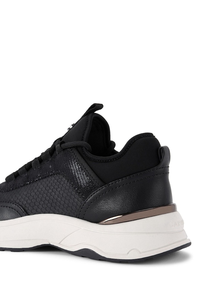 Carvela Swift Runner Black Trainers - Image 4 of 5