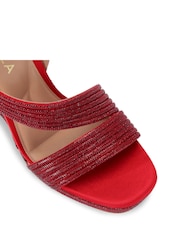 Carvela Red Gala Wedge Jewel 110 Sandals - Image 2 of 5