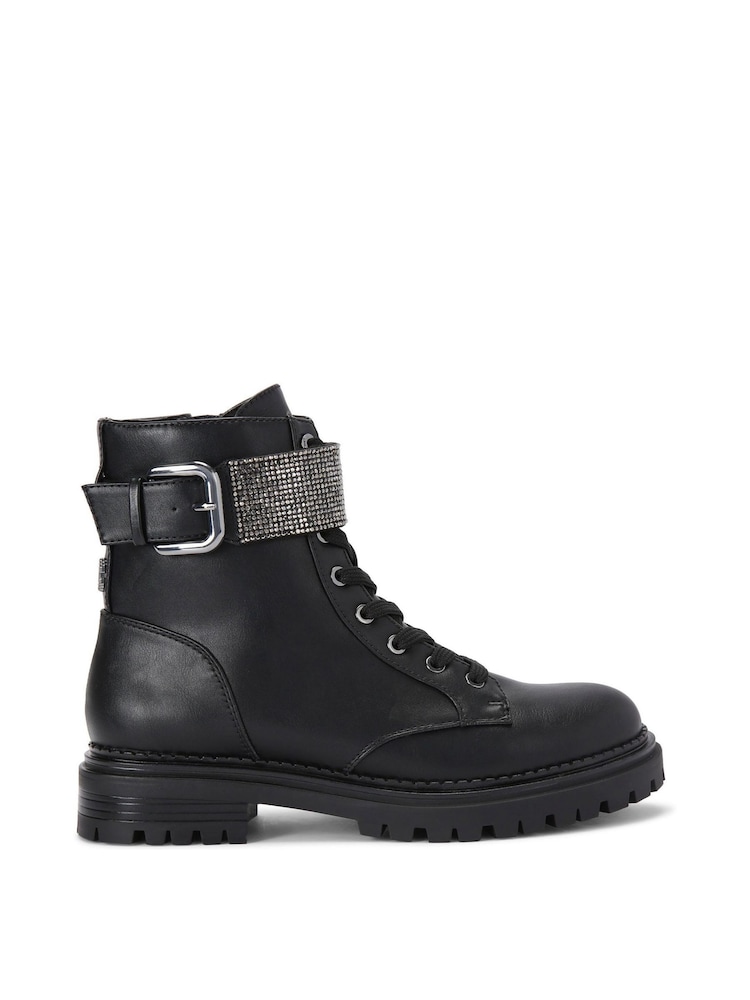 Carvela Black Glisten Ankle Black Boots - Image 1 of 5