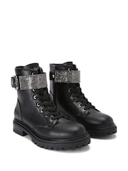 Carvela Black Glisten Ankle Black Boots - Image 4 of 5