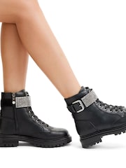 Carvela Black Glisten Ankle Black Boots - Image 5 of 5