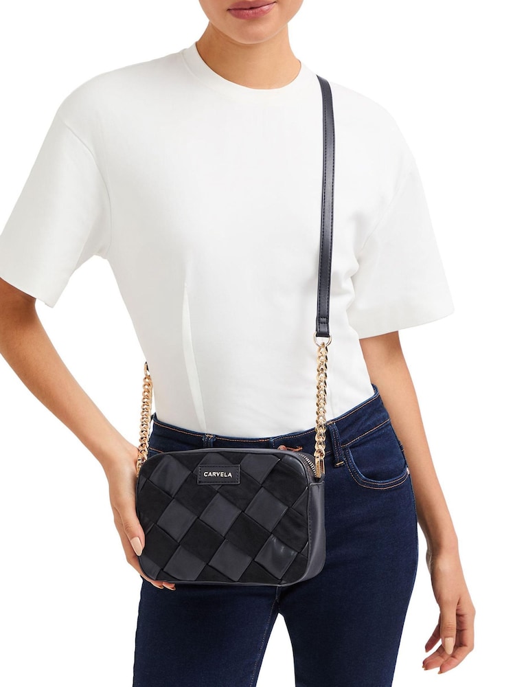 Carvela Lexi Weave Cross-Body Bag - Image 5 of 5