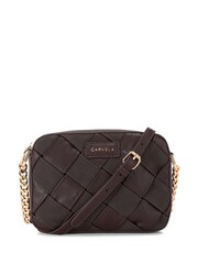 Carvela Lexi Weave Xbody Brown Bag - Image 1 of 5
