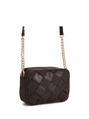 Carvela Lexi Weave Xbody Brown Bag - Image 4 of 5