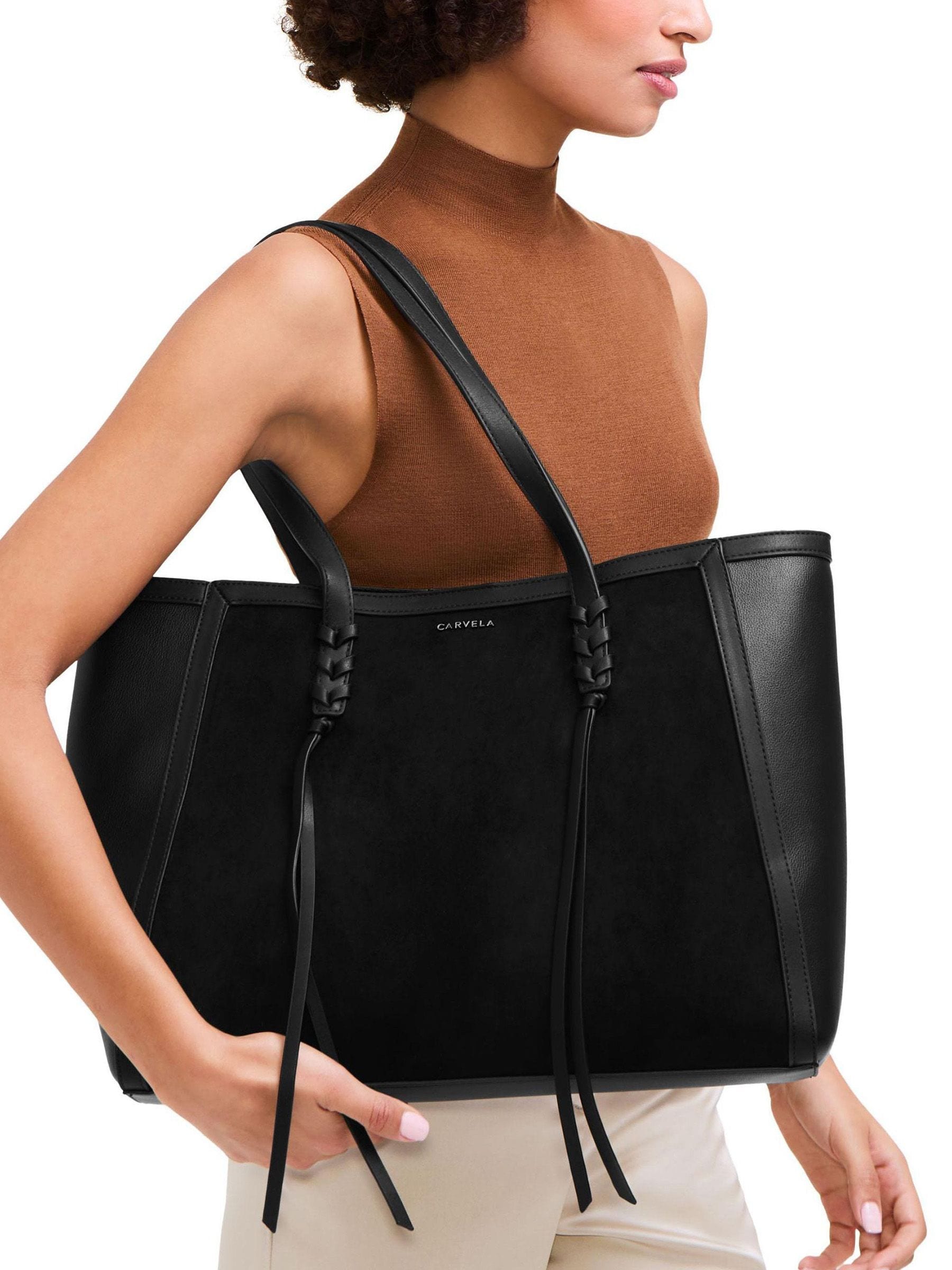 Carvela winged tote bag black outlet