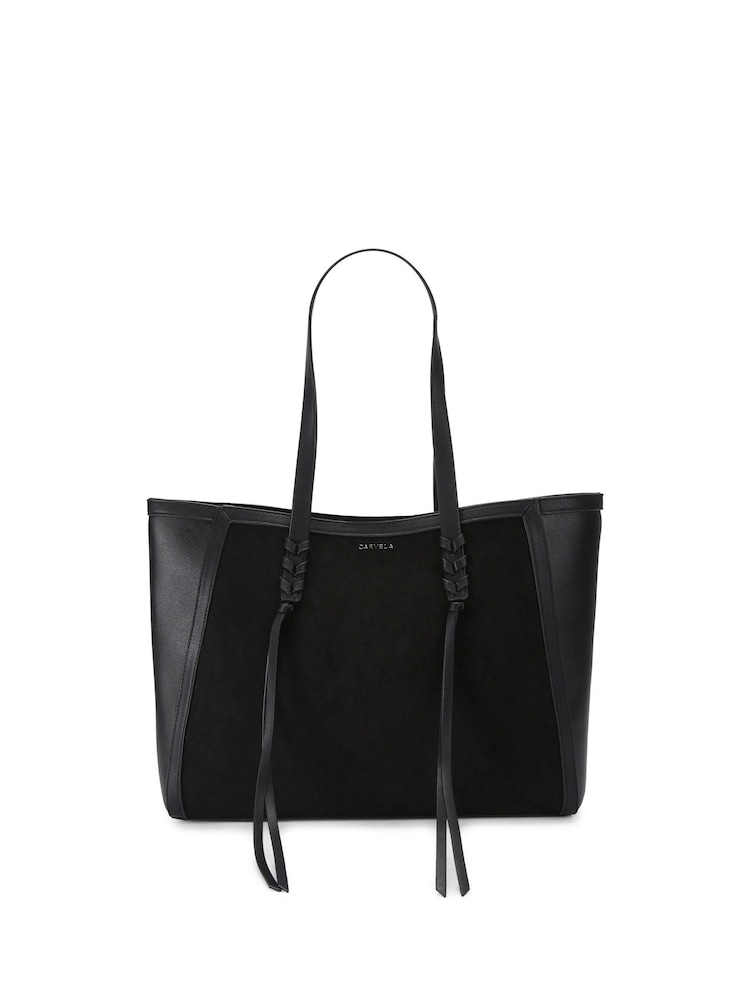 Carvela Winged Schwarze Tragetasche mit Quasten - Bild 2 von 4