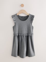 Grau - Stretch Frill School Pinafore Jersey (3-14yrs) - Bild 4 von 7