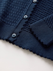 Mornarica - Cable Knit School Cardigan (3-16yrs) - Slika 6 iz 7