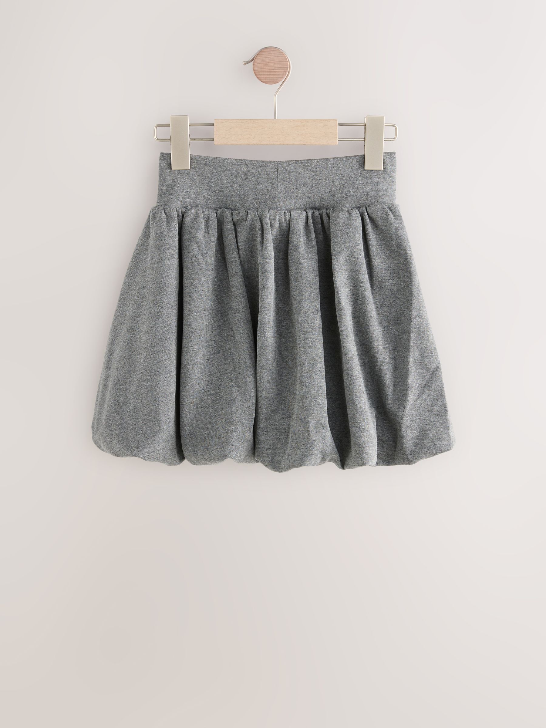 Buy Grey Pull-On Jersey Stretch Bubble Hem Skirt (3-17yrs) from