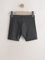 Grey Regular Length Cotton Rich Stretch Cycle Shorts 2 Pack (3-16yrs) - Image 3 of 6