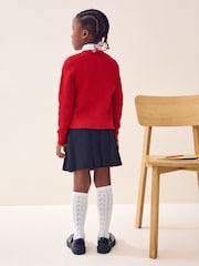 rdeča - Cable Knit School Cardigan (3-16yrs) - Slika 3 iz 7