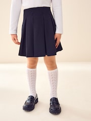 Black Jersey Pleated School Skirt (3-17yrs) - Image 1 of 8