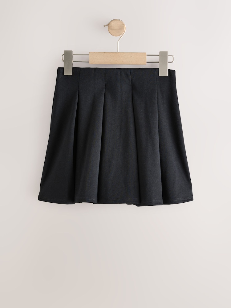 Black Pull on Jersey Stretch Pleated School Skirt (3-17yrs) - Image 5 of 5 Black Pull on Jersey Stretch Pleated School Skirt (3-17yrs) - Image 5 of 5