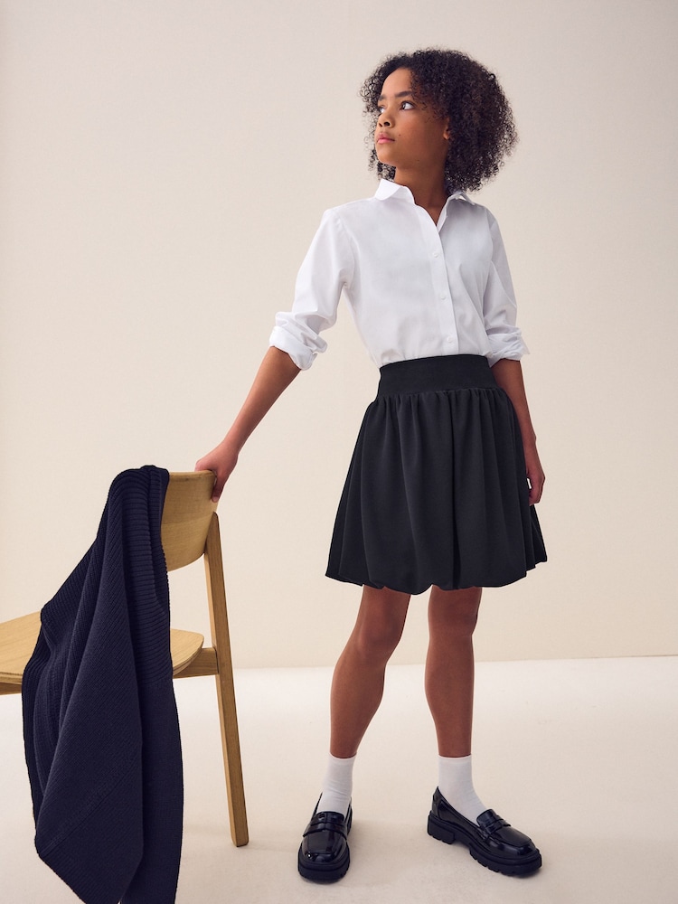 Schwarz - Pull-On Jersey Stretch Bubble Hem Skirt (3-17yrs) - Bild 2 von 8 Schwarz - Pull-On Jersey Stretch Bubble Hem Skirt (3-17yrs) - Bild 2 von 8
