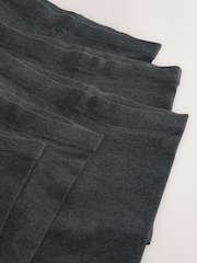 Grey Regular Length Cotton Rich Stretch Cycle Shorts 5 Pack (3-16yrs) - Image 7 of 7