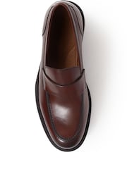 Jones Bootmaker Romeo Leather Brown Loafers - Image 5 of 6
