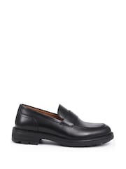 Jones Bootmaker Romeo Leather Black Loafers - Image 1 of 6
