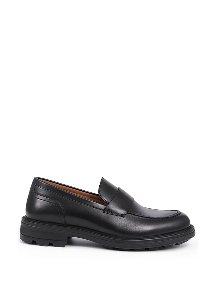 Jones Bootmaker Romeo Leather Black Loafers - Image 1 of 6