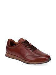 Jones Bootmaker Southend2 Leather Trainers - Image 2 of 5