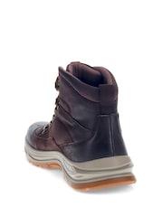 Pavers Leather Lace-Up Walking Boots - Image 3 of 5