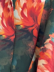 Girl In Mind Orange Farren Wrap Maxi Dress - Image 6 of 6