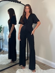 Girl In Mind Zanda Twist Front Jumpsuit - Imagen 1 de 6