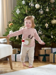 Mamas & Papas Christmas Jumper - Image 1 of 4