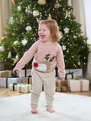 Mamas & Papas Christmas Jumper - Image 2 of 4