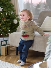 Mamas & Papas Christmas Jumper - Image 2 of 6