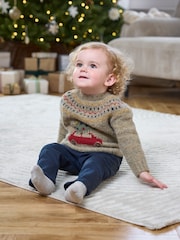 Mamas & Papas Christmas Jumper - Image 3 of 6