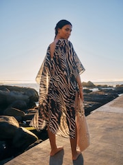 Animal 100% Cotton Textured Beach Cover-Up - Image 2 of 8