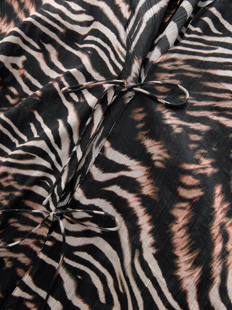 Animal 100% Cotton Textured Beach Cover-Up - Image 7 of 8
