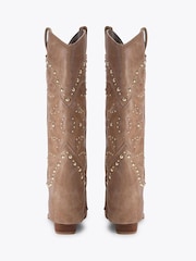 Steve Madden Natural Stagecoach Leather Cowboy Boots - Image 4 of 5