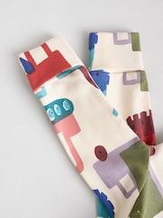 Multi 100% Cotton Popper Baby Sleepsuit 3 Pack - Image 10 of 12