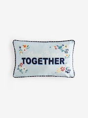 Blue Help For Heroes Slogan Cushion - Image 5 of 7