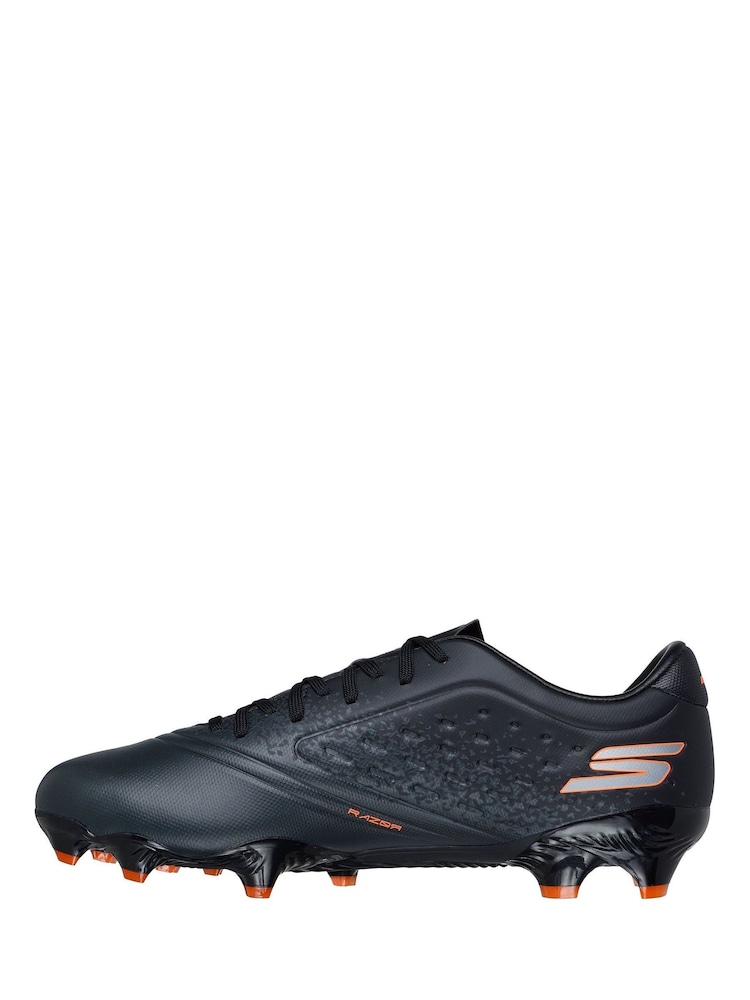 Skechers Black Razor Gold Firm Ground Football Boots - Image 2 of 4 Skechers Black Razor Gold Firm Ground Football Boots - Image 2 of 4