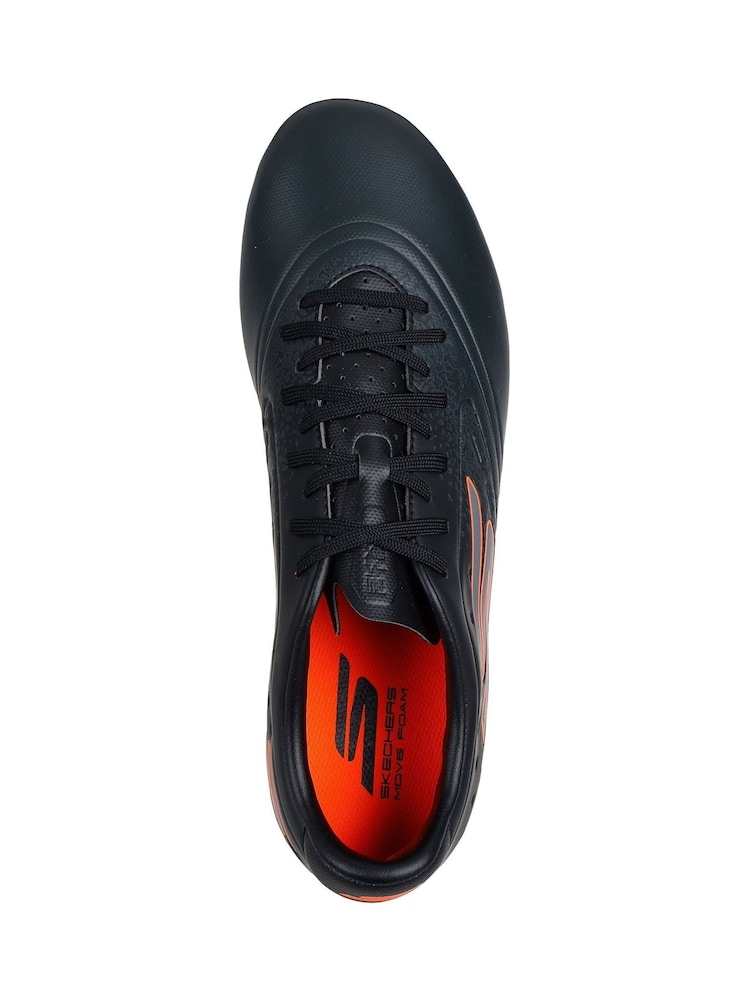 Skechers Black Razor Gold Firm Ground Football Boots - Image 4 of 4 Skechers Black Razor Gold Firm Ground Football Boots - Image 4 of 4
